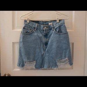 Late 90s Vintage Levi’s Denim Mini Skirt